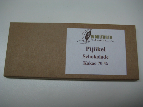 Pijökel Schokolade, Bio